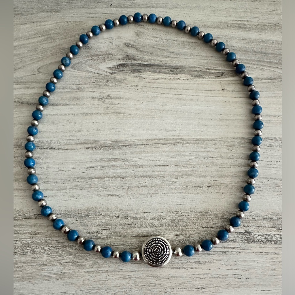 Vintage Carolyn Pollack 925 Beaded Necklace 150$